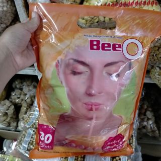 น้ำส้มชง Beeo 1 แพ็ค 30 ซอง ใช้ผสมน้ำเปล่าหรือน้ำอุ่นดื่ม