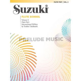 (โค้ดINCSM2Lลด70฿) Suzuki Flute School Flute Part, Volume 3 (Revised) (0169S)