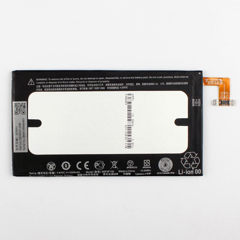 แบตเตอรี่โทรศัพท์สำหรับ HTC ONE MAX T6 809D 8160 8088 803 วินาที 8060 8090 m8809 BOP3P100 3300 มิลลิ