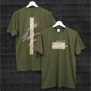 octo TOKYO/T-Shirt/Systeme(O046)/เสื้อผ้า/เสื้อผ้าผู้ชาย/เสื้อผ้าผู้หญิง/เสื้อยืดคอกลม/เสื้อแขนสั่น/Cotton100%/ผ้าฝ้าย