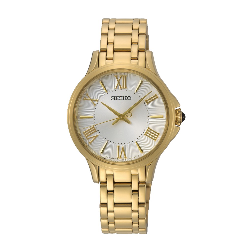 Karnvera Shop นาฬิกาข้อมือผู้หญิง Seiko Quartz SRZ528P1 Analog Women's Watch