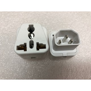 ADAPTER UPS/หัวแปลง ปลั๊กups IEC to 3 PIN ปลั๊กAPC แบบ 2รูเสียบ สีดำ