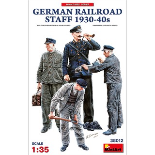 MiniArt 1/35 MI38012 GERMAN RAILROAD STAFF 1930-40s