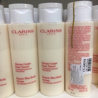 Clarins Renew-Plus Body Serum ขนาดปกติค่ะ 200 ml