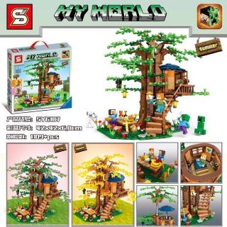 เลโก้ตัวต่อ Sy 6184 Minecraft จำนวน 924pcsและ เลโก้ตัวต่อ Sy 6187 Minecraftจำนวน 1109pcs เลโก้กล่องใหญ่ราคากล่องละ620บาท