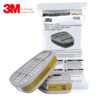 ของแท้ ศูนย์ไทย 3M 6006 Multi-Gas/Vapor Cartridge ตลับกรองไอระเหย ตัวทำละลาย แพคคู่