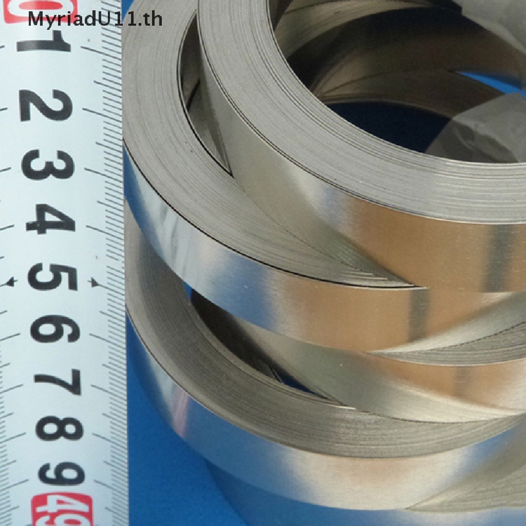 【MyriadU】แผ่นนิกเกิลเชื่อมต่อแบตเตอรี่ลิเธียมไอออน 18650 10 เมตร