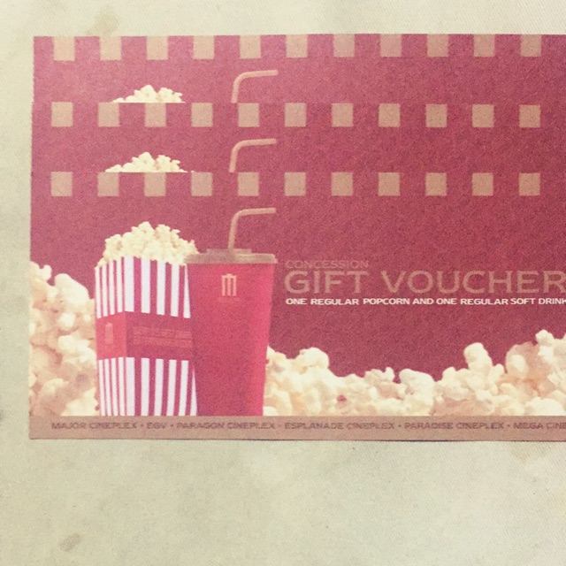 Gift voucher เมเจอร์ Popcornและเครื่องดื่ม major cineplex