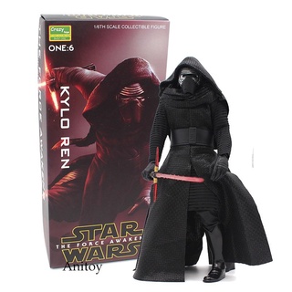 CRAZY TOYS ฟิกเกอร์ Star Wars The Force Awakens Kylo Ren ของเล่นสะสมสําหรับเด็ก