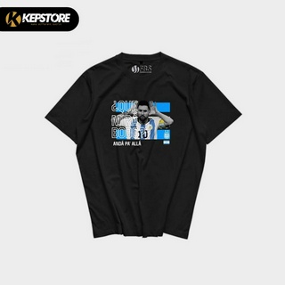 Kepstore - Messi เสื้อยืด ลายฉลอง V2 Que Mira Bobo! และ "a Paalla Argentina Fifa World 2022 - Combed 24s - Unisex