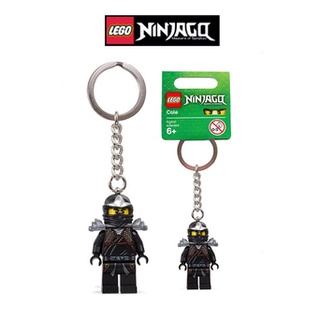 LEGO : No.853402 NINJAGO : COLE MINI FIGURE KEYCHAIN พวงกุญแจมินิฟิกเกอร์ สินค้าจาก LEGO ของแท้ 100%