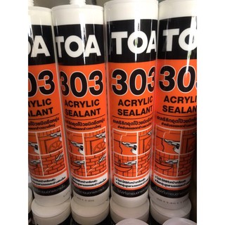 อะคริลิกซีลแลนท์ TOA 303 280มิลลิ ลิตร สีขาว