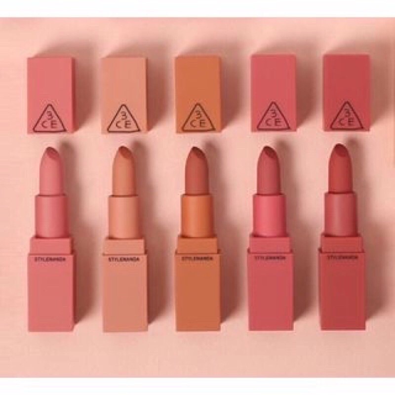 ( แท้ พร้อมส่ง ) 3CE MOOD RECIPE MATTE LIP COLOR