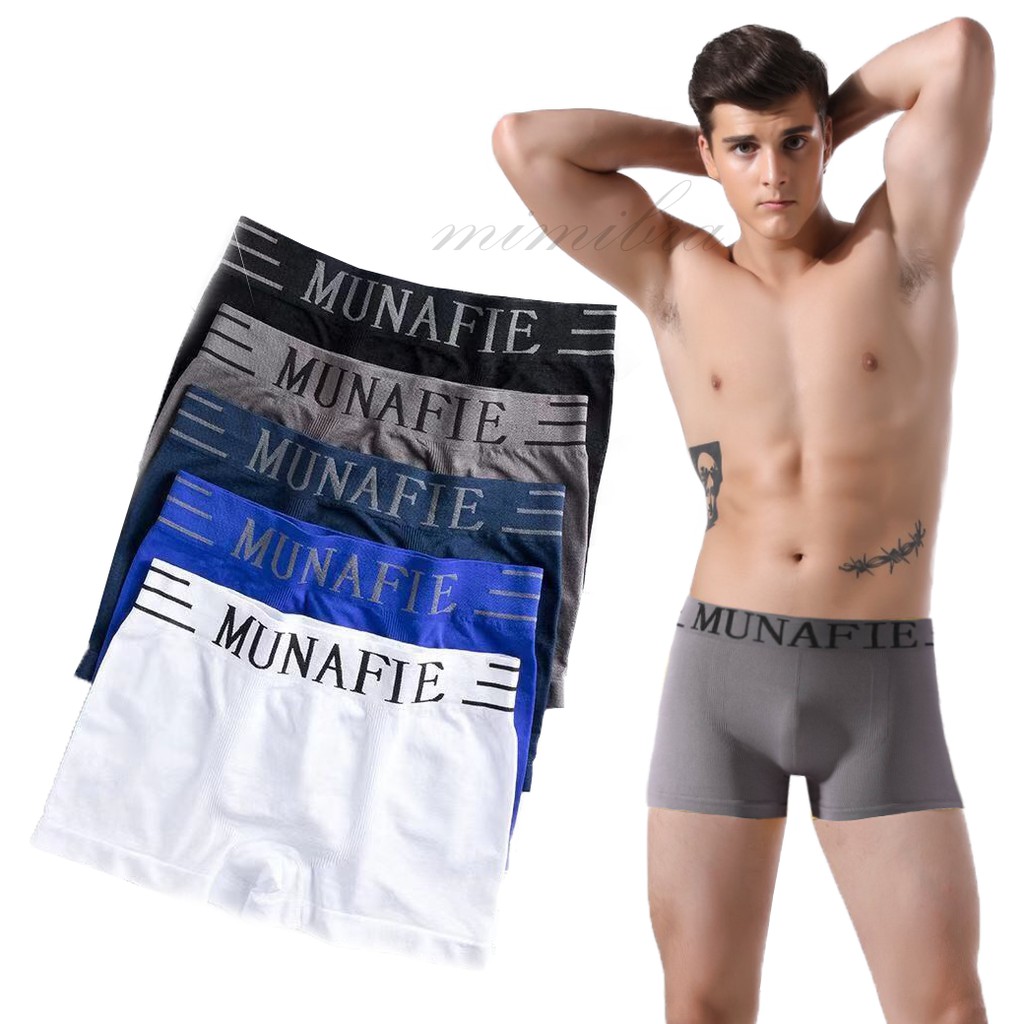 [MNF-07] mimibra boxerชาย กางเกงในชาย กางเกงในบ๊อกเซอร์ Munafie Boxerman (ขายดีที่1)