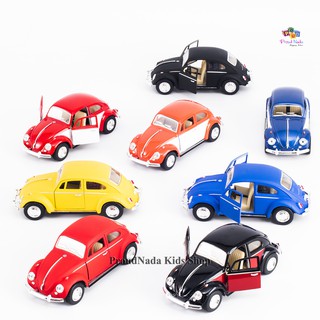 ProudNada Toys ของเล่นเด็กโมเดลรถเหล็กรถเต่าโฟล์คสวาเกน KiNSMART Volkswagen Classical Beetle(1967)