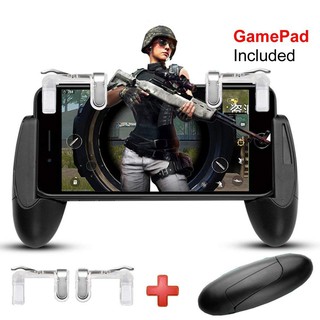 2in1 เกมยิงปืนมือถือ PUBG เรียกใช้ปุ่ม L1 R1 เล็งแป้นและ Gamepad