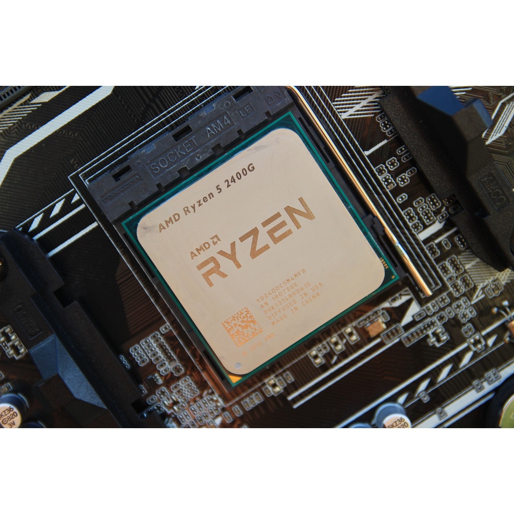 CPU AMD Ryzen 5 2400G และ Mainboard ASUS Prime A320M-E