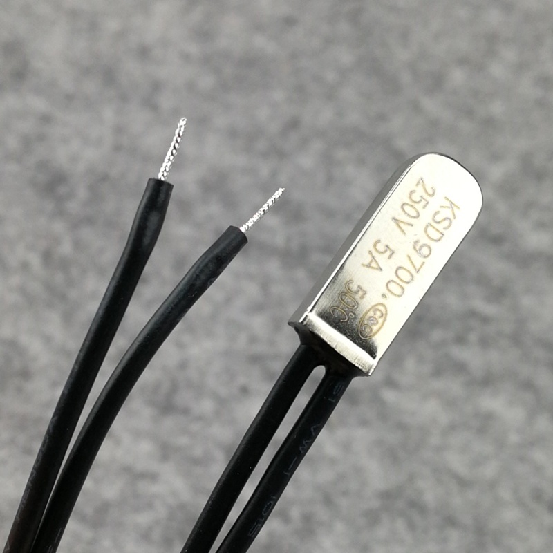2 ชิ้น KSD9700 NC ปกติปิด / เปิด 5a ป้องกันความร้อน 15C 50C 105C 135C