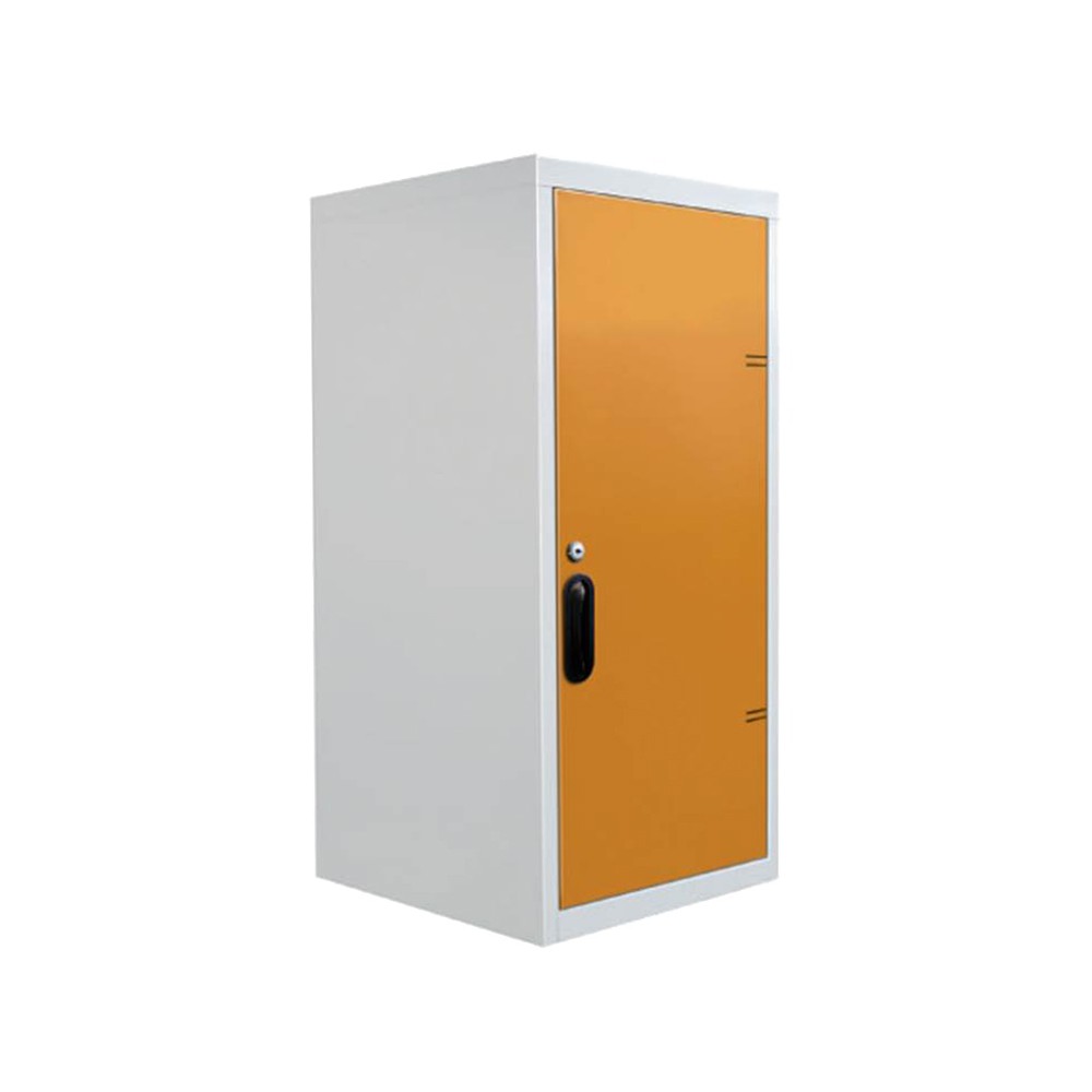 ตู้เหล็กบานเปิดทึบ KIOSK UDB-1 OR สีขาว/ส้ม