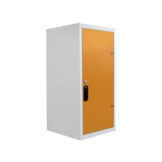   ตู้เหล็กบานเปิดทึบ KIOSK UDB-1 OR สีขาว/ส้ม