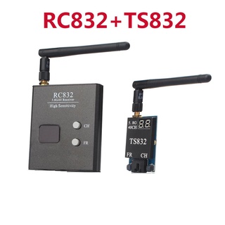 Ts832 RC832 เครื่องรับส่งสัญญาณเสียง วิดีโอ ไร้สาย ระยะ 5.8G 2000M FPV 5.8GHz 40CH 600mW สําหรับโดรน FPV