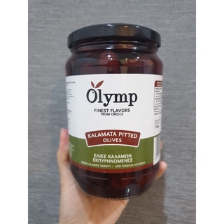 พร้อมส่ง !! โอลิม มะกอกดำ คาลามาต้า ไม่มีเมล็ด ขนาด 700 กรัม Olim Kalamata Black Olives Seedless