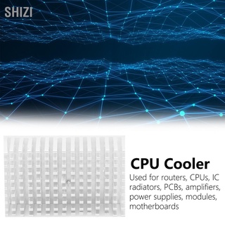 ShiZi แผ่นฮีทซิงค์ระบายความร้อน P31X15X50 สําหรับ Cpus Pcbs Radiators 4 ชิ้น