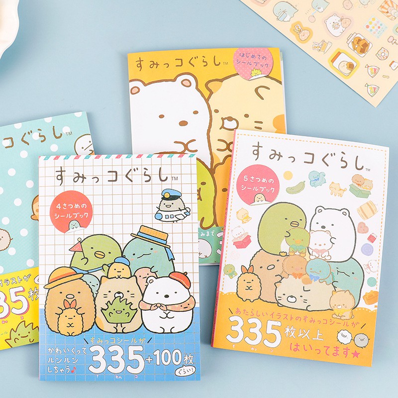 Ohaya 丨 335 ชิ้น/แพ็คญี่ปุ่น Scrapbooking Corner Creature Sumikko Gurashi Ver 3 สติ๊กเกอร์วางแผน/ป้ายตกแต่ง/การ์ตูน Bullet Journal เครื่องเขียน/san-x