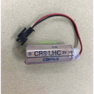 Lithium Battery แบตเตอรี่ CR8-LHC (3V) Fuji ขั้วแจ็คสีดำ