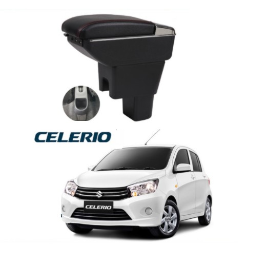 celerio เซเลริโอ้ ที่พักแขน ตรงรุ่น ไม่เจาะ งานดีที่สุด 7usb