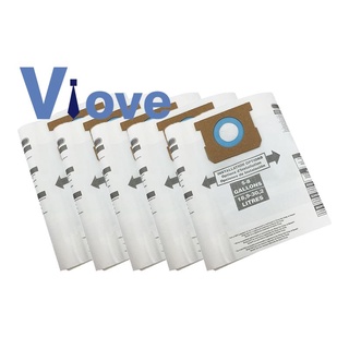 10 Pack Filter Bags for Shop Vac 5-8 Gallon Vacuum,Replace Part 90671