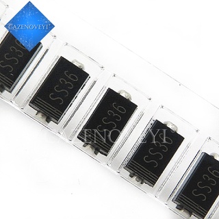 ชิ้นส่วนอะไหล่ SS36 SR360 SK36 30V 60A SMA SMD 100 ชิ้น / ล็อต