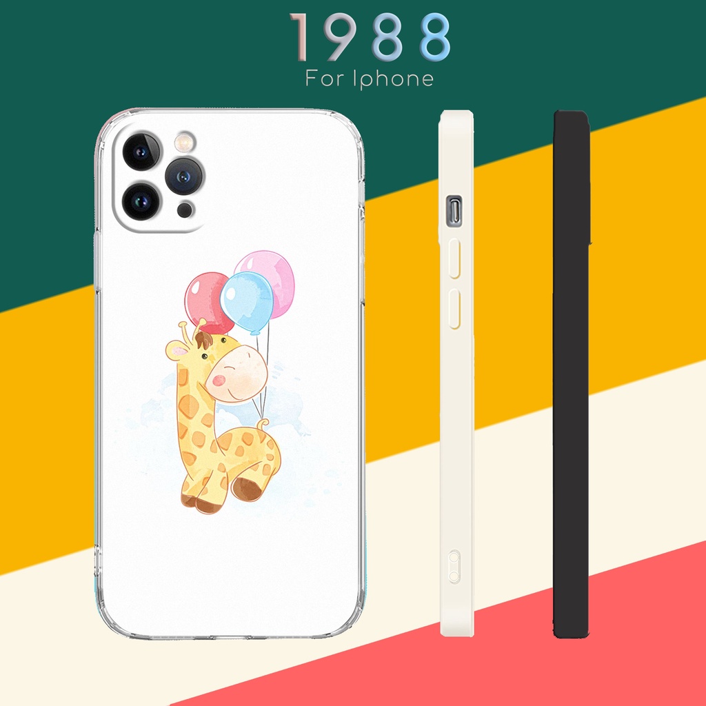 เคส IP คอเต่าน่ารักสําหรับ Iphone 6 7 8 X XR XS SE 11 12 13 PLUS PRO PROMAX LRT220799