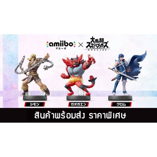 Amiibo New Collection for NOV 2019 "Chrom, SIMON &amp; Incineroar" (JP LOT) สินค้าพร้อมส่ง