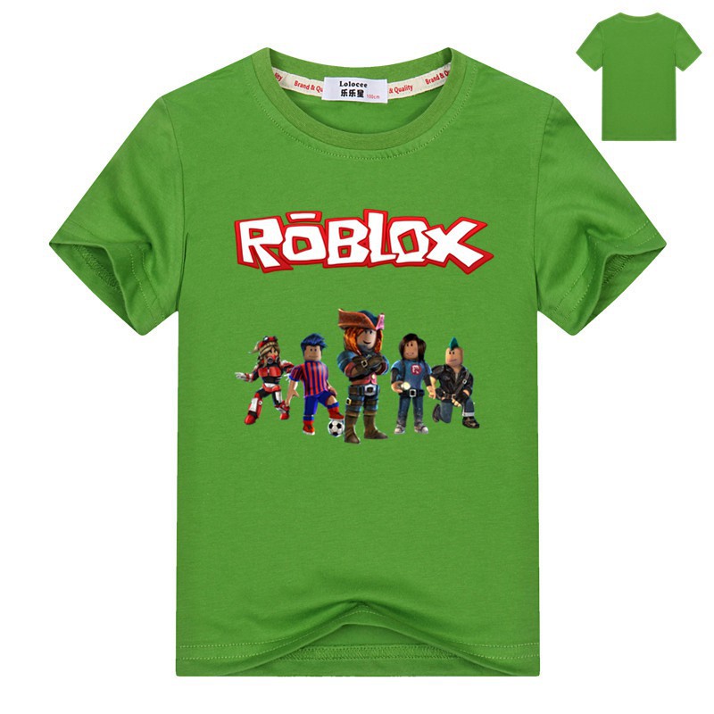 Ready Stock Kids Boys Roblox Character Head Video Game Graphic T Shirt Gray Shopee Thailand - แตก มาล สวยมาก t shirt roblox