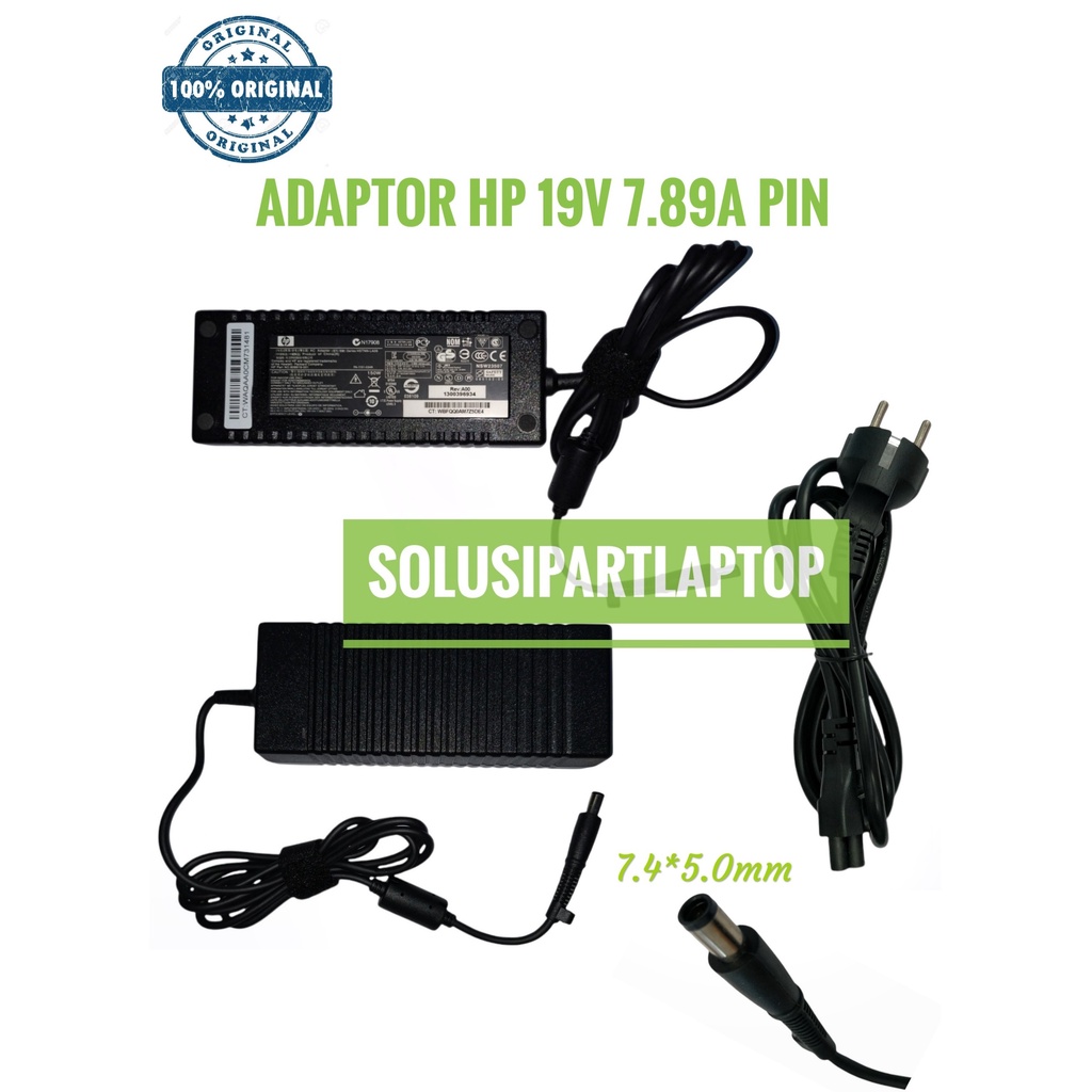 ต้นฉบับ HP ADAPTER 19V 789A 7.4x5.0mm PIN PA-1151-03HR