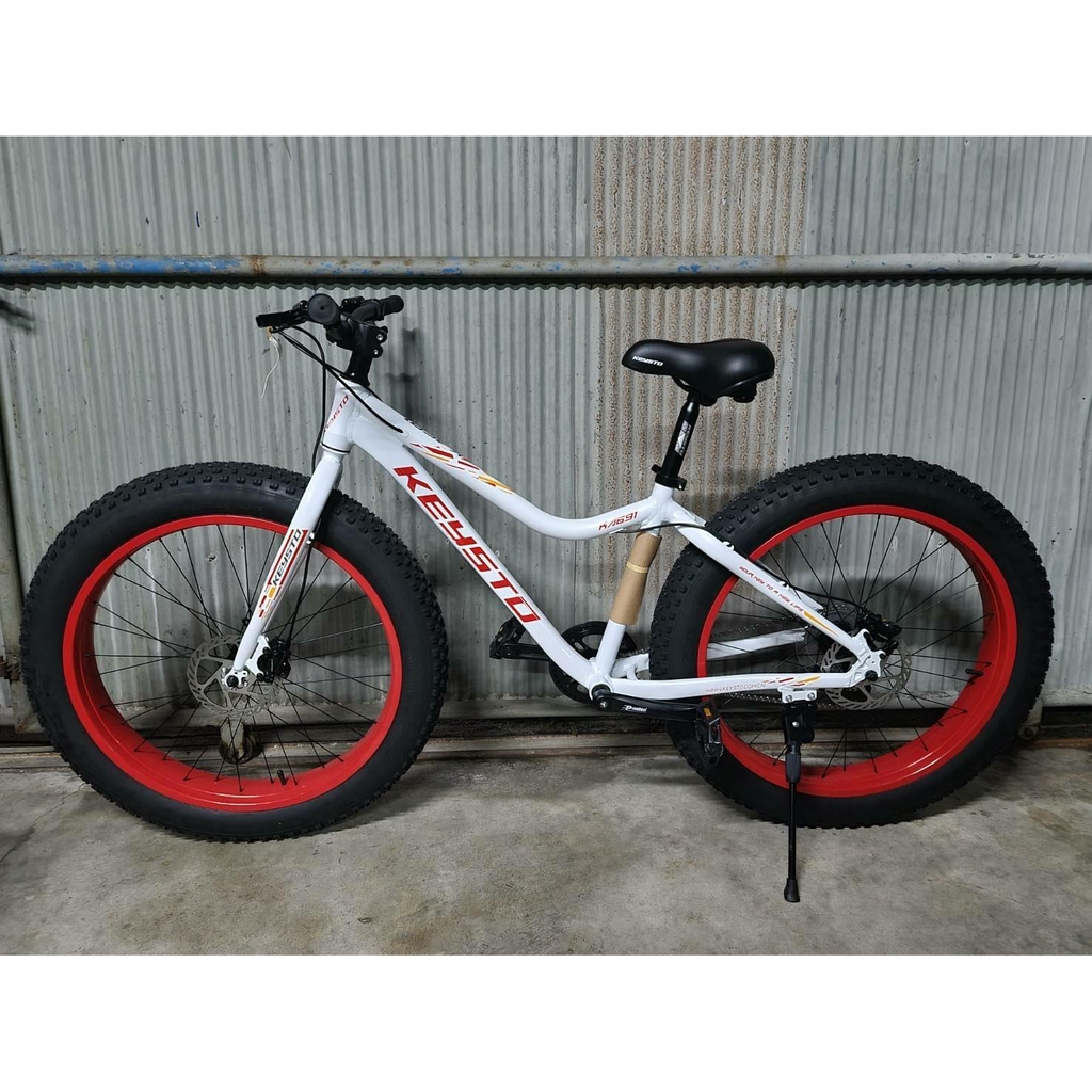 จักรยานล้อโต Fat Bike  Keysto KA691 สีขาว