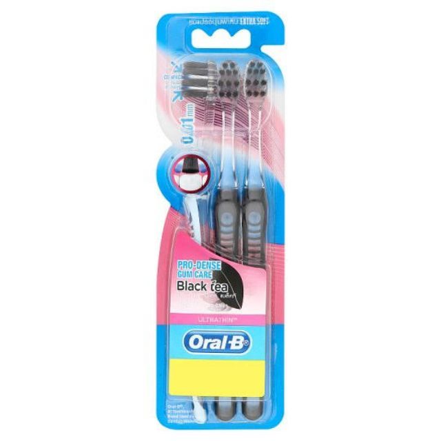 Oral B Pro​ Dense​ Gum Care Black Tea​ Pack​ 3