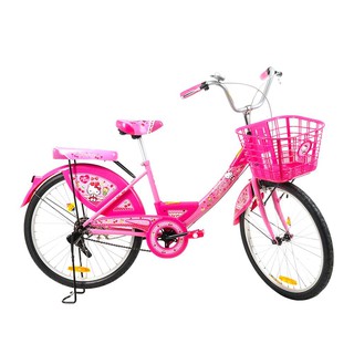 Maid bicycle CITY BIKE LA HELLO KITTY 24" PINK bike Sports fitness จักรยานแม่บ้าน จักรยานแม่บ้าน LA HELLO KITTY 24 นิ้ว