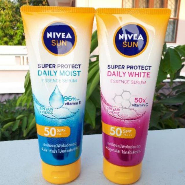 nivea sun super protect daily white essence serum
