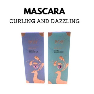 BOB MASCARA  CURLING AND DAZZLING  มาสคาร่า ทีมอบขนตา หนาดำ กว่าา ที่นเคยมี ให้เส้นเรียงตัว ยาวดกดำดูมี มิตติ...