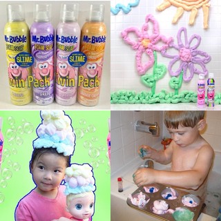 นำเข้า🇺🇸 พร้อมส่ง โฟมปั้น อาบน้ำเด็ก สบู่เด็กปั้นโฟม Mr.Bubble Foam Soap ขนาด 8 oz. Foam soap  เป็นฟองโฟมนุ่ม ๆ