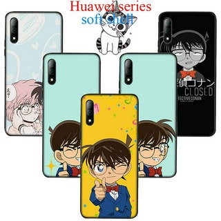 เคสโทรศัพท์ซิลิโคนลายการ์ตูนโคนันสําหรับ Huawei Y6P Y5 Y 6 Y7 Y9 Prime