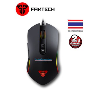 FANTECH ⚡️FLASH SALE⚡️(ราคาพิเศษ) X9 Optical Macro Key RGB Gaming Mouse เมาส์เกมมิ่ง ตั้งมาโครคีย์ได้ ปรับ DPI