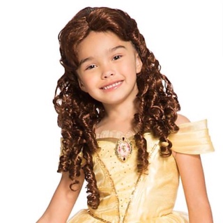 👗 เจ้าหญิงเบลล์ วิกผมเด็กเจ้าหญิง - Belle Costume Wig for Kids  3+