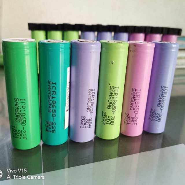 ถ่านชาร์จ 18650 ซัมซุง มือสอง