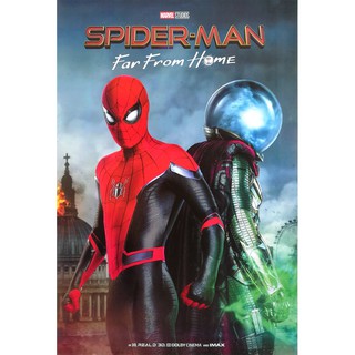 โปสเตอร์ หนัง Spider-Man Far From Home 2019 POSTER 24”x35” Inch Superhero Film Marvel V2