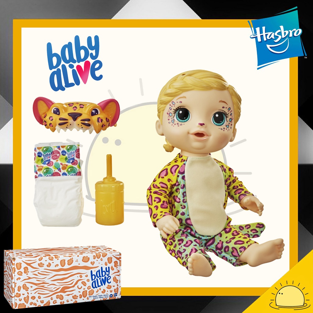 Baby Alive Rainbow Wildcats Doll, Leopard, Accessories, Drinks, Wets, Leopard  Toy Blonde Hair | Shopee Thailand