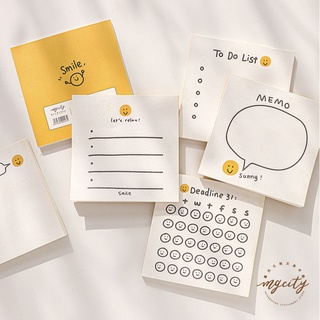 กระดาษโน๊ตวางแผน 80แผ่น 🍳พร้อมส่ง🍳 กระดาษplanner กระดาษโน๊ตลายน่ารัก โพสอิท Post it Checklist memo notepad