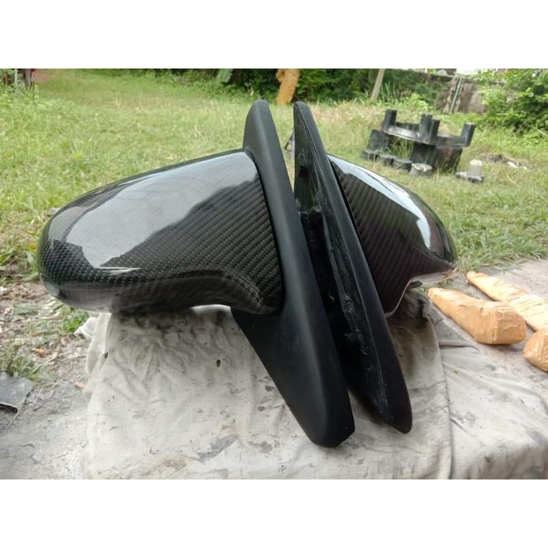 กระจกทรง spoon คาร์บอนไฟเบอร์แท้ eg3door eg4door ek ef